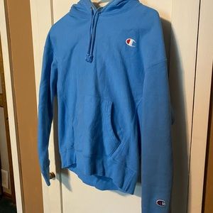 Baby Blue Champion Hoodie